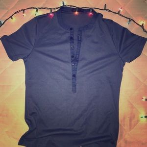 Boys short sleeve tee with buttons
